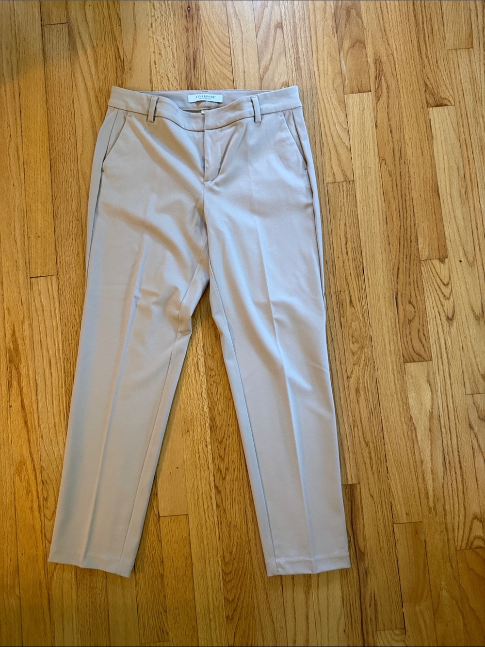 Liverpool Women's Tailored Ankle Pants - Light Taupe